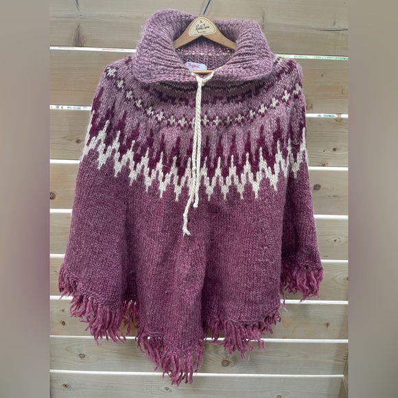 Handmade vintage 70’s poncho OS - Picture 1 of 4